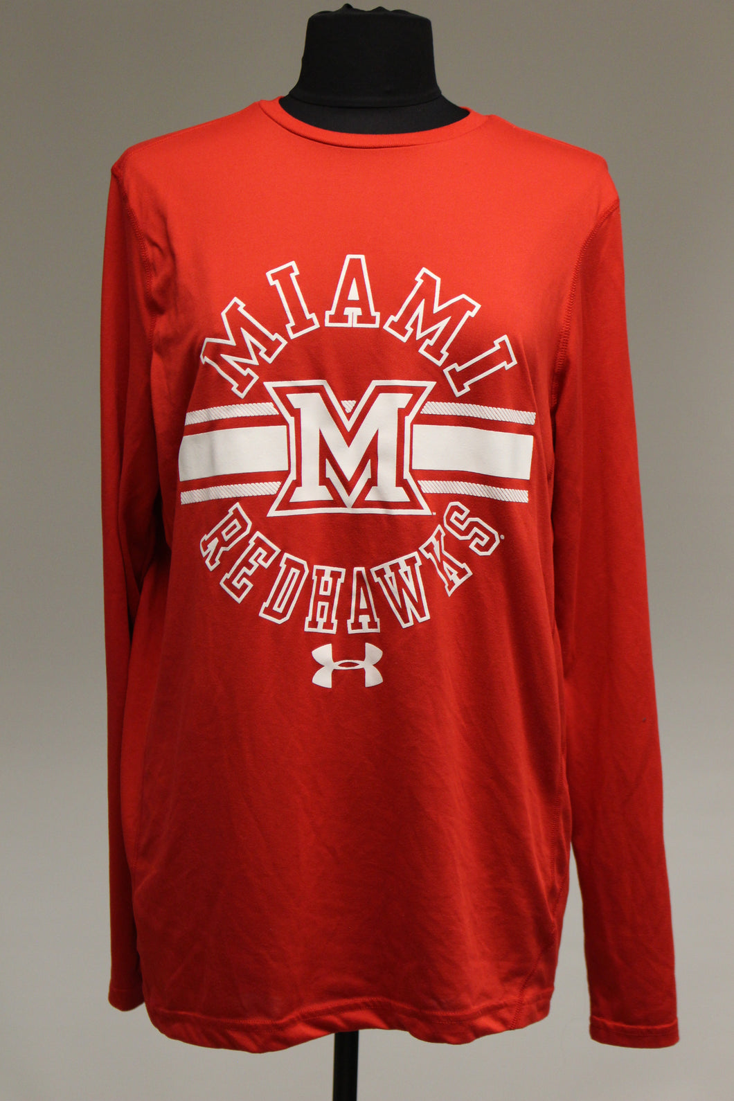 Miami Redhawks Under Armor Long Sleeve T-Shirt, Size: Medium