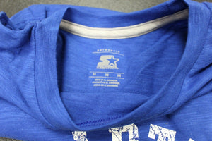 Starter Kids Short Sleeve Logo T-Shirt, Team Blue, Medium, New