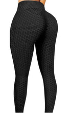Load image into Gallery viewer, Msicyness Tiktok Women&#39;s High Waist Yoga Butt Leggings - Black - XL (US 14-16)