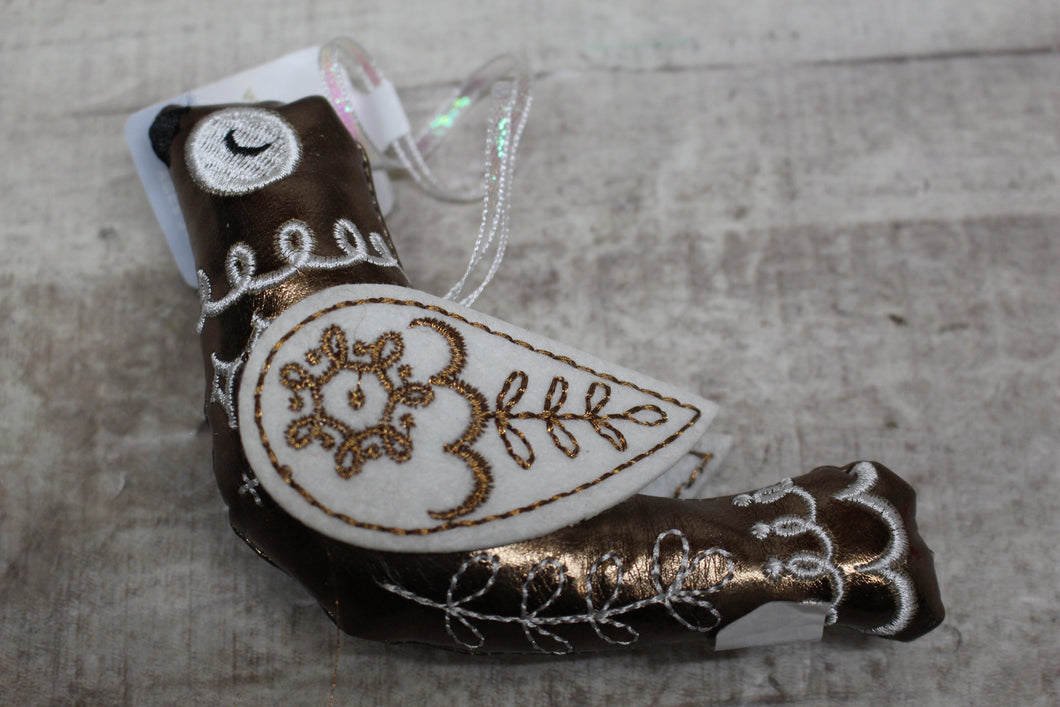 Wondershop By Target Brown Dove Ornament -New