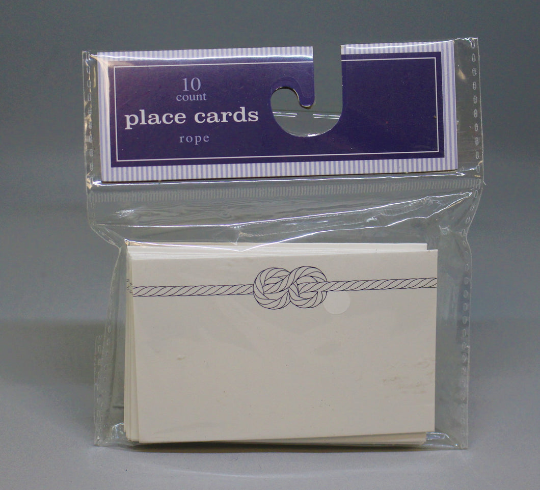 Rope Place Cards - 10 Count - New