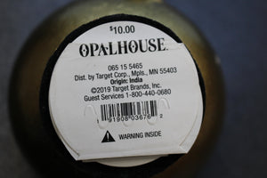 Opalhouse 6" x 4" Gold Metal Hummingbird Tealight Candle Holder - New