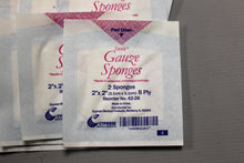 Load image into Gallery viewer, Cypress 40-28 Sterile Gauze Sponges - Pack of 40 - 2In x 2In - 8 Ply - New
