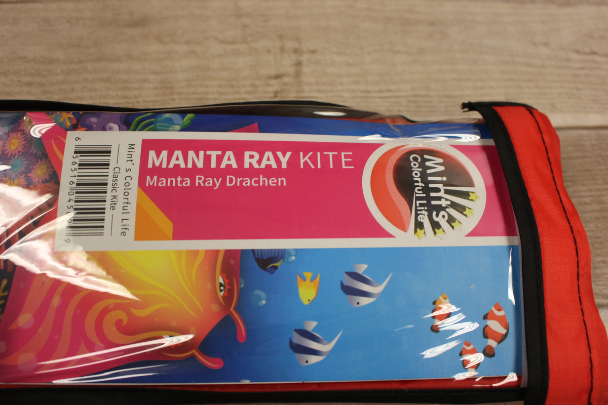Mint's Colorful Life Classic Kite Manta Ray Drachen New Military Steals and Surplus