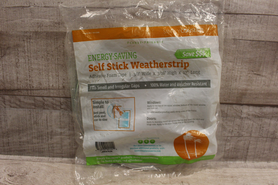 Simply Conserve Adhesive Self Stick Weather-Strip 3/8