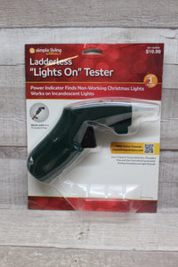 Simple Living Solutions Ladderless Lights On Tester -New