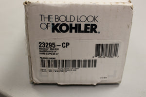 Kohler Square 24" Grab Bar - 23295-CP - Polished Chrome - New Missing Parts