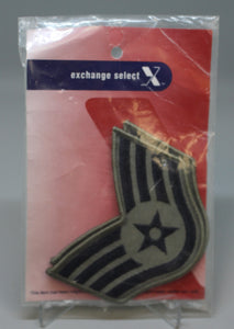 Exchange Select Air Force STF SGT ABU Patches Small - NEW