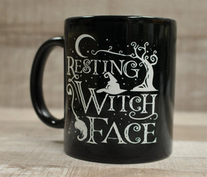 Resting Witch Face Coffee Mug Cup - Halloween Fall - 11 oz - New