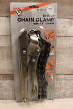 Load image into Gallery viewer, Buffalo 10 Inch Chain Clamp With 19&quot; Chain -New