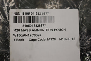 ACU Tactical Assault Gear M26 Mass Ammunition Pouch, New