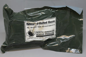 North American Rescue S-Rolled Gauze 6510-01-529-1213 -New