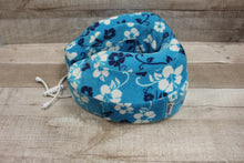 Load image into Gallery viewer, Ultra Soft Cabeu Floral Neck Pillow -Blue/White -Used