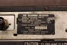 Load image into Gallery viewer, Realistic Patrolman Pro-7A VHF Scanning Receiver 8 Channel -Used