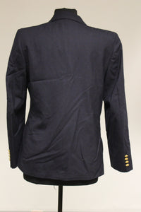 Women's Navy Blue Dress Coat, 10 Regular