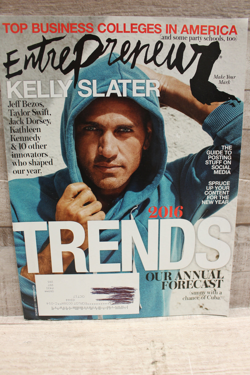 Entrepreneur Magazine 2016 Trends -Used
