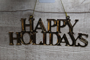 Wondershop By Target Happy Holidays Ornament -New