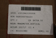 Load image into Gallery viewer, Vertical Mamometer, NSN 6685-00-076-6103, P/N FS8315-1, NEW!