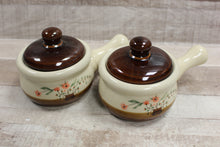Load image into Gallery viewer, Ceramic Miniature Pot With Lid Cover For Decoration Design Pack Of 2 -Used