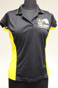 U.S. Army Reserve Black & Yellow Polo, Small