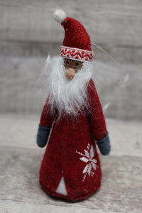 Wondershop By Target Black Santa Claus Standing Ornament -New