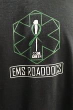 Load image into Gallery viewer, Code Green EMS ROADDOCS Men&#39;s T Shirt -2XL -Black -Used