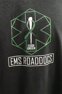 Code Green EMS ROADDOCS Men's T Shirt -2XL -Black -Used