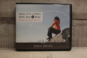 Joyce Meyer Healthy Living Spirit Soul Body Feeling Your Best God CD -Used