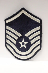 AF Air Force Embroidered Chevron Master Sergeant E-7, Medium, 3.75",