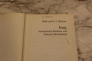 Iraq: International Relations and National Development - Edith & E.F. Penrose