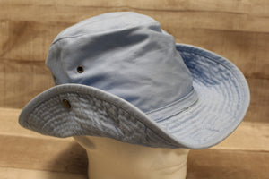 Vintage Man's Sun Hat - Blue - Used