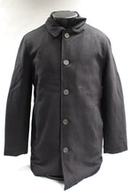 Load image into Gallery viewer, Amazon Essentials Men&#39;s Wool Blend Heavyweight Car Coat, Black, Medium, New