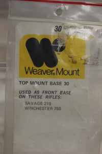 Weaver Mount Top Mount Base 30 -New