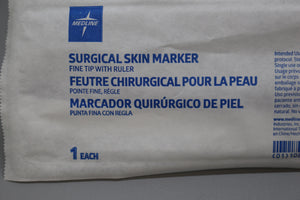 Surgical Skin Marker - Fine Tip with Ruler - DYNJSM03 - New
