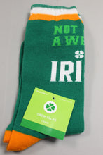 Load image into Gallery viewer, Women&#39;s Crew Socks - Green St. Patrick’s Day- Shoe Size 4 -10 - New