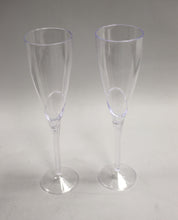 Load image into Gallery viewer, Set of 16 Plastic Champagne Glasses - 9&quot; Tall &amp; Skinny - New