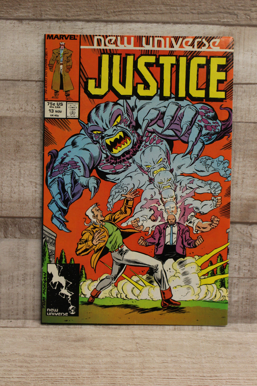 1987 Marvel Comic Justice New Universe - #13