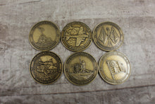 Load image into Gallery viewer, History Channel Club Set Of 8 Collectors Medallion War History -New