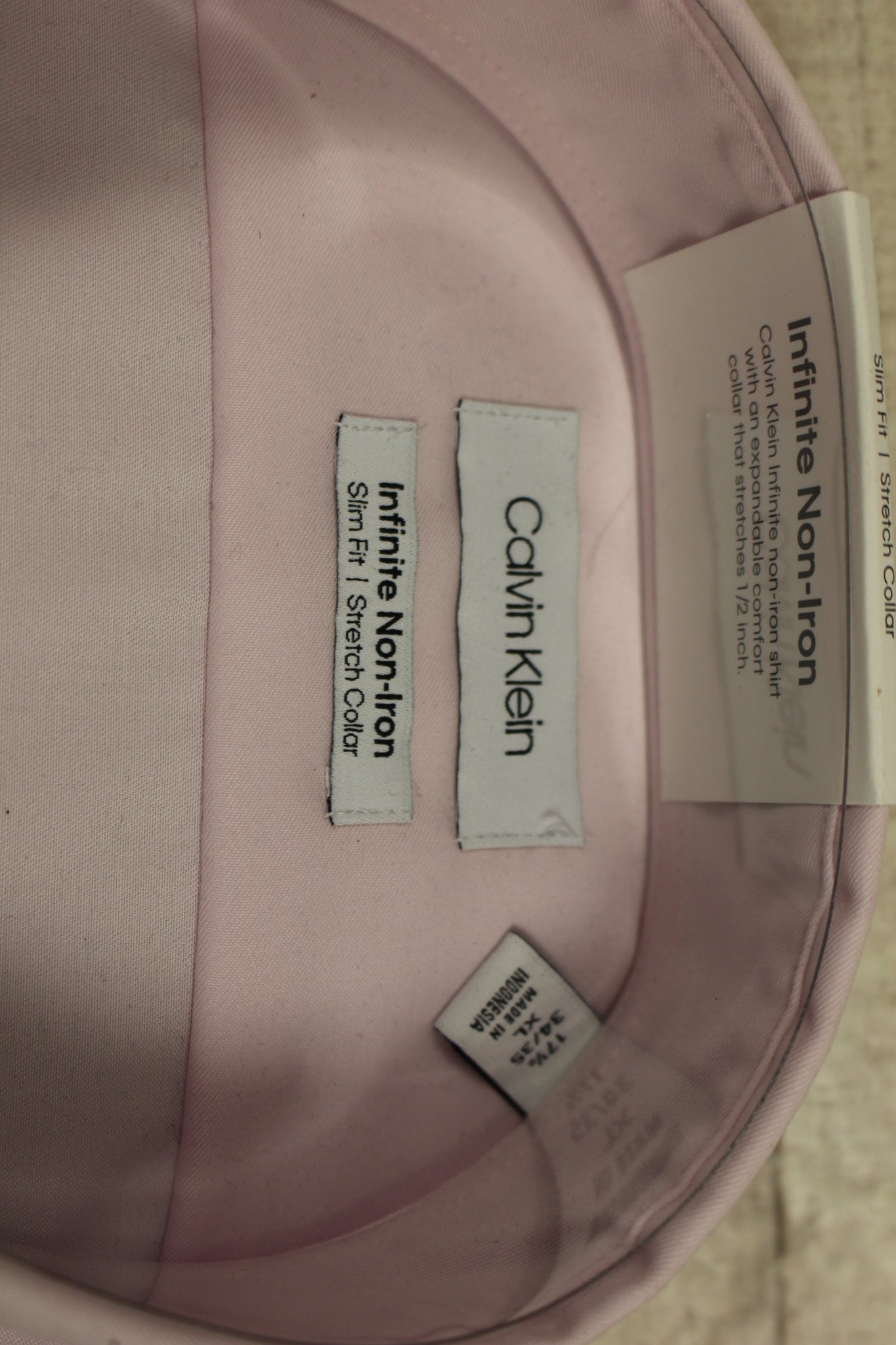 calvin klein dress shirt sizes Calvin Klein Men's Dress Shirt Extreme Slim Fit Stain Shield