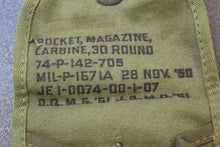 Load image into Gallery viewer, U.S. Military 30 Round Carbine Magazine Pouch - 28 Nov 50 - Used