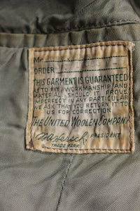 Vintage WWII United Woolen Men's US Navy Dress Coat - Used