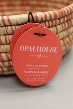 Load image into Gallery viewer, Opal House Woven Ruffia Basket Pink Basket, 8&quot; x 4 1/2&quot;, New!