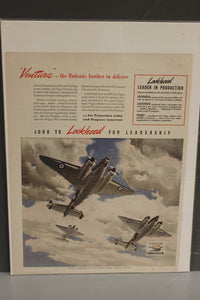 "Ventura" The Hudson's Brother In Defense War Magazine Memorabilia