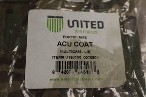 United Fortiflame Mutlticam ACU Coat - Size Large - New
