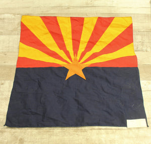 Arizona State Miniature Flag Banner Bandana With Information Card