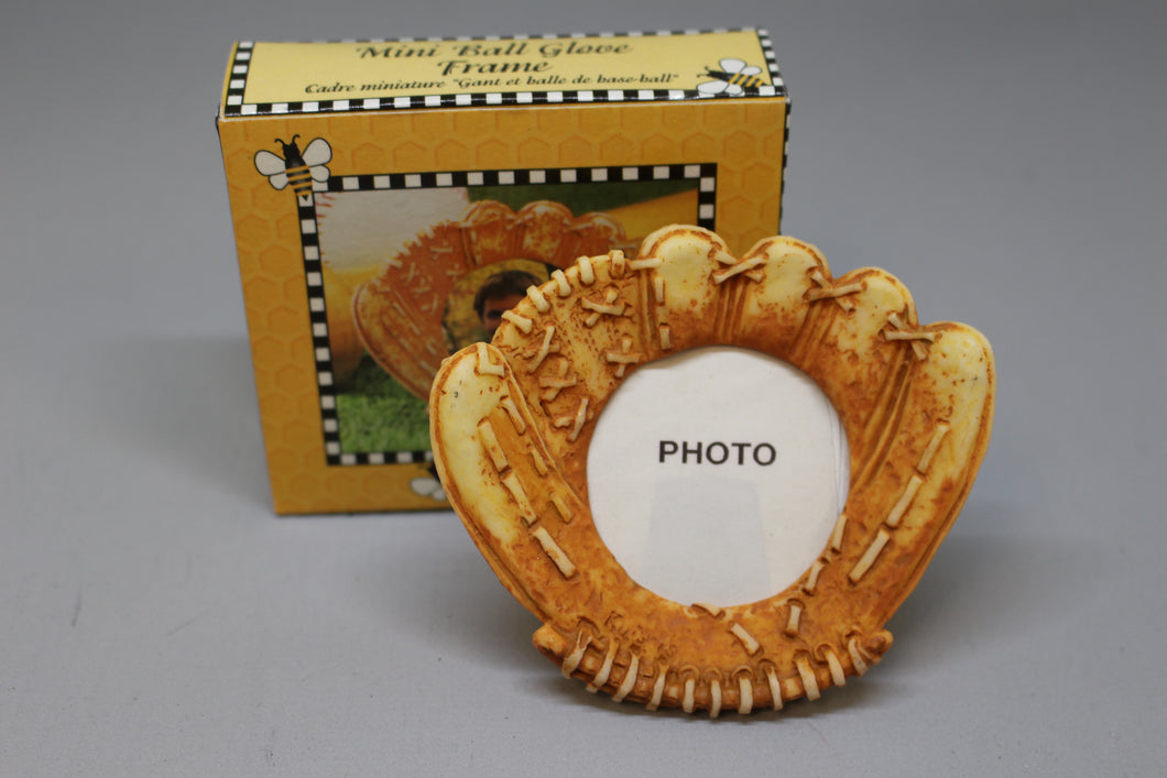 Miniature Baseball Glove Photo Frame -New