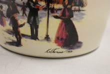 Load image into Gallery viewer, Vintage Zanesville Ohio Stoneware Crock - Roscoe Village - Signed KW Thomas 1993