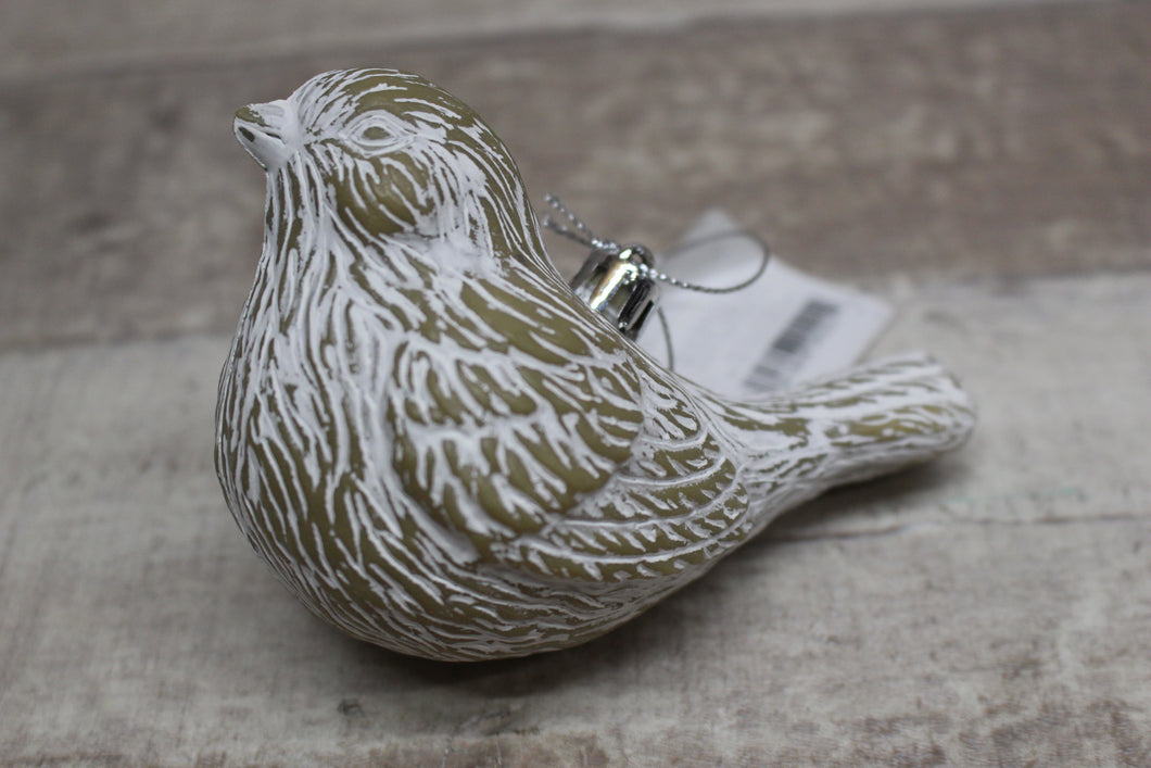 Wondershop By Target Bird Ornament -White -New