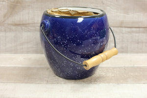 5-Piece Ceramic Popcorn Bucket For Family Movie Night -New