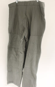 US Military United Fleece Pant Liner -Side Zipper - Medium - Foliage Green - New